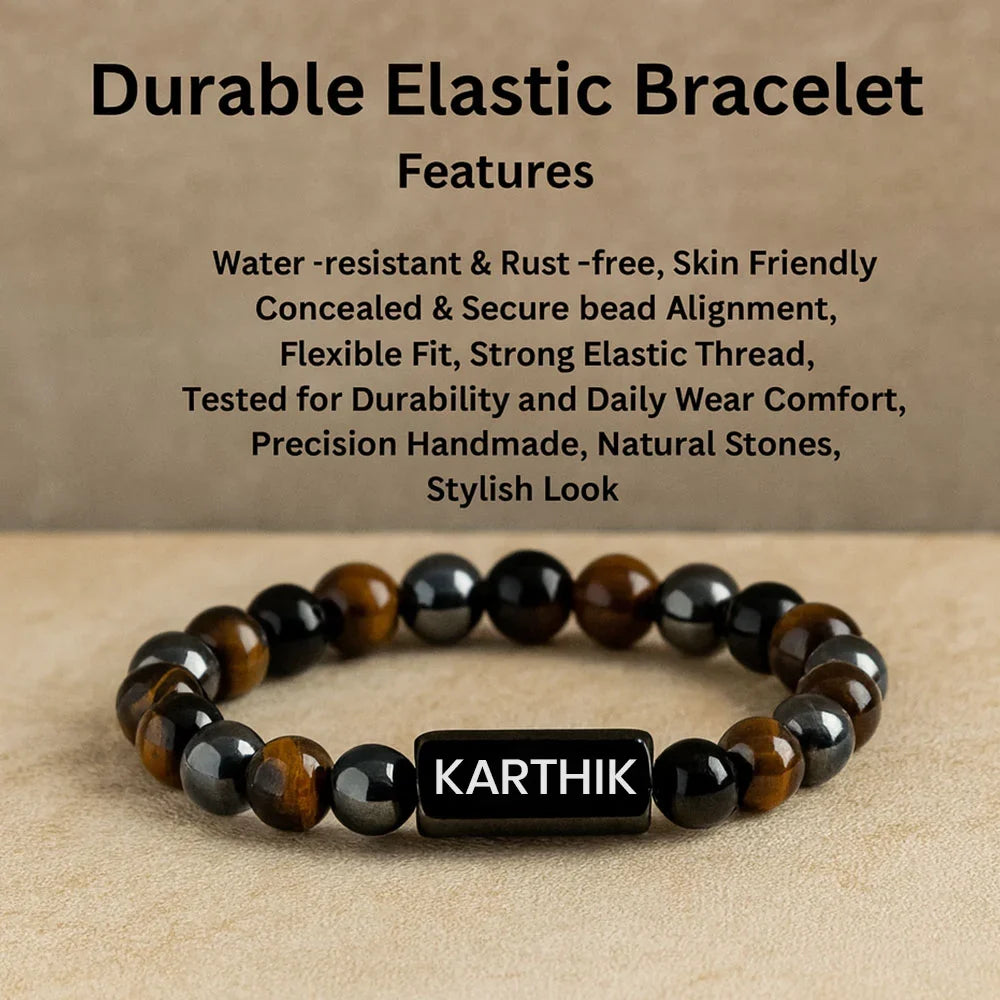 Personalized Triple Protection Bracelet | Lab Certified & Certified | Unisex