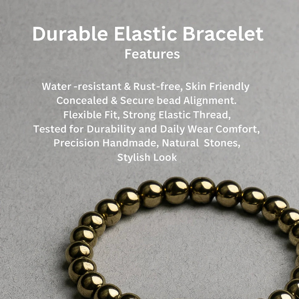 Aureus Goldstone Bracelet | With Lab Tested Certifcate Card | Bracelet for Unisex