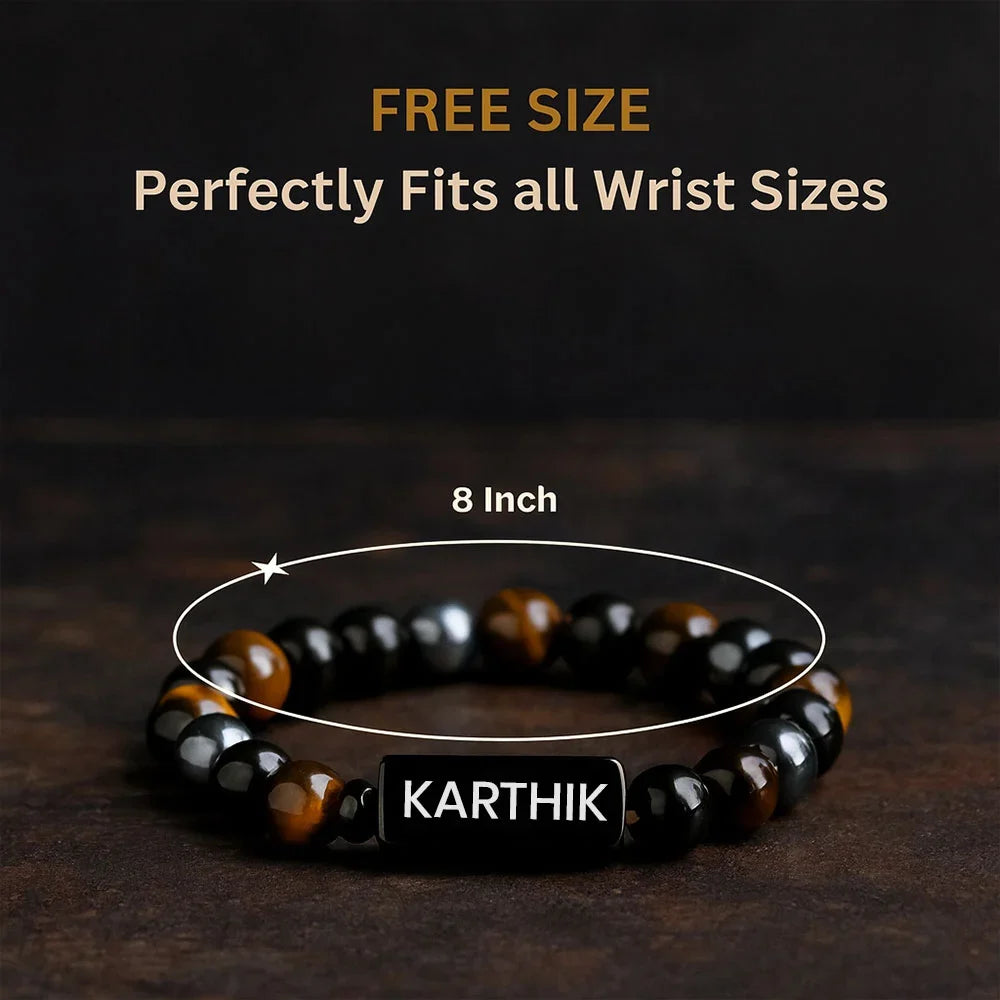 Personalized Triple Protection Bracelet | Lab Certified & Certified | Unisex