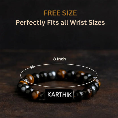 Personalized Triple Protection Bracelet | Lab Certified & Certified | Unisex