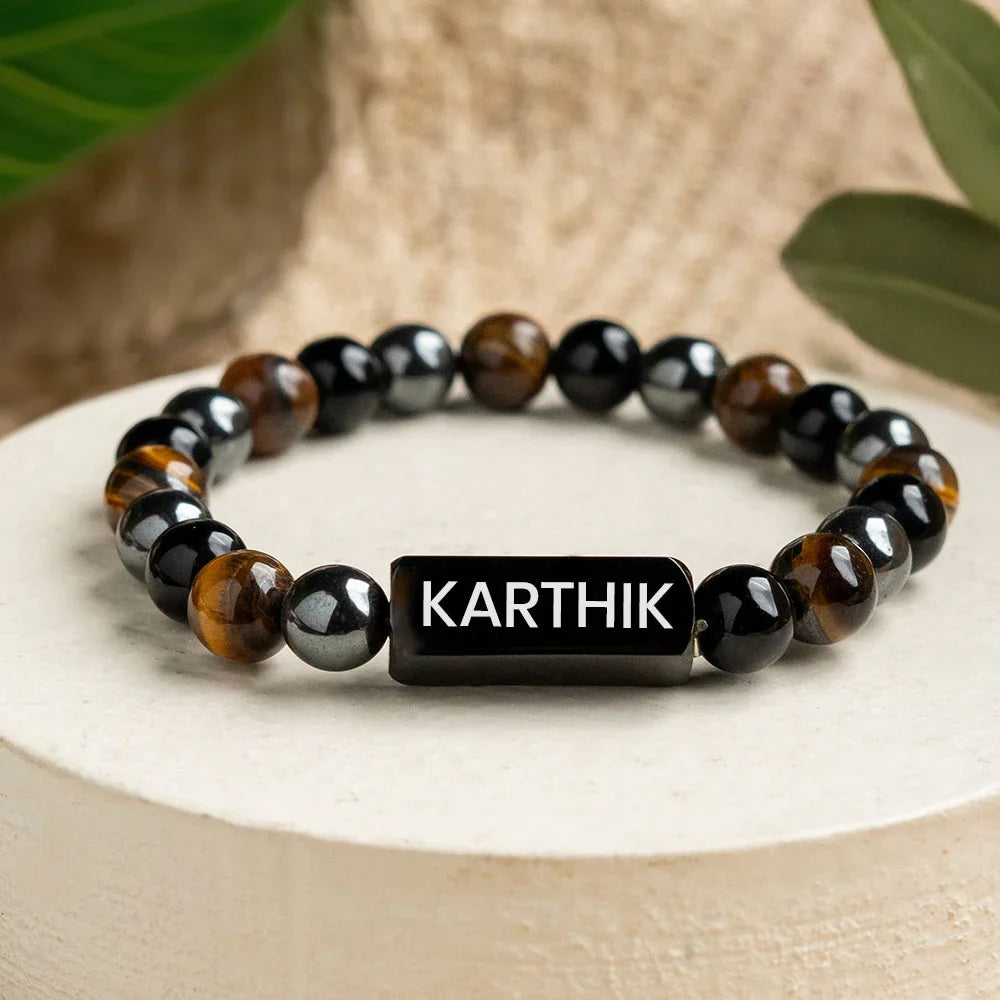 Personalized Triple Protection Bracelet | Lab Certified & Certified | Unisex