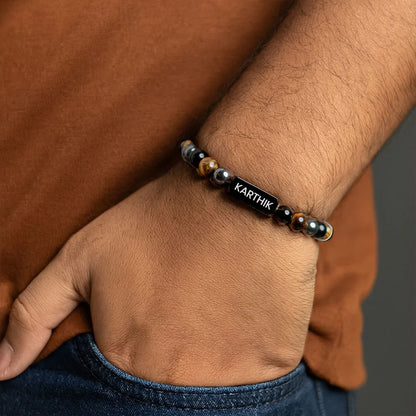 Personalized Triple Protection Bracelet | Lab Certified & Certified | Unisex