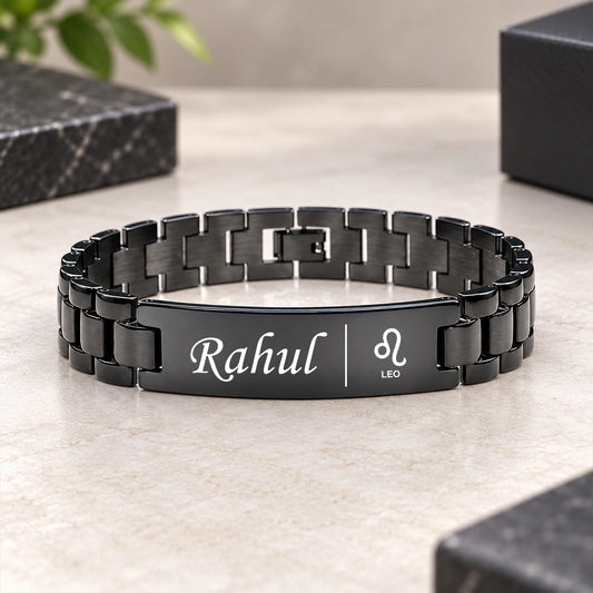 Personalized Zodiac Name Bracelet | 1 Year Colour Warranty