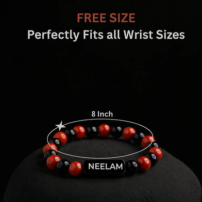Personalized Jasper Onyx Bracelet | Lab Certified & Certified | Unisex