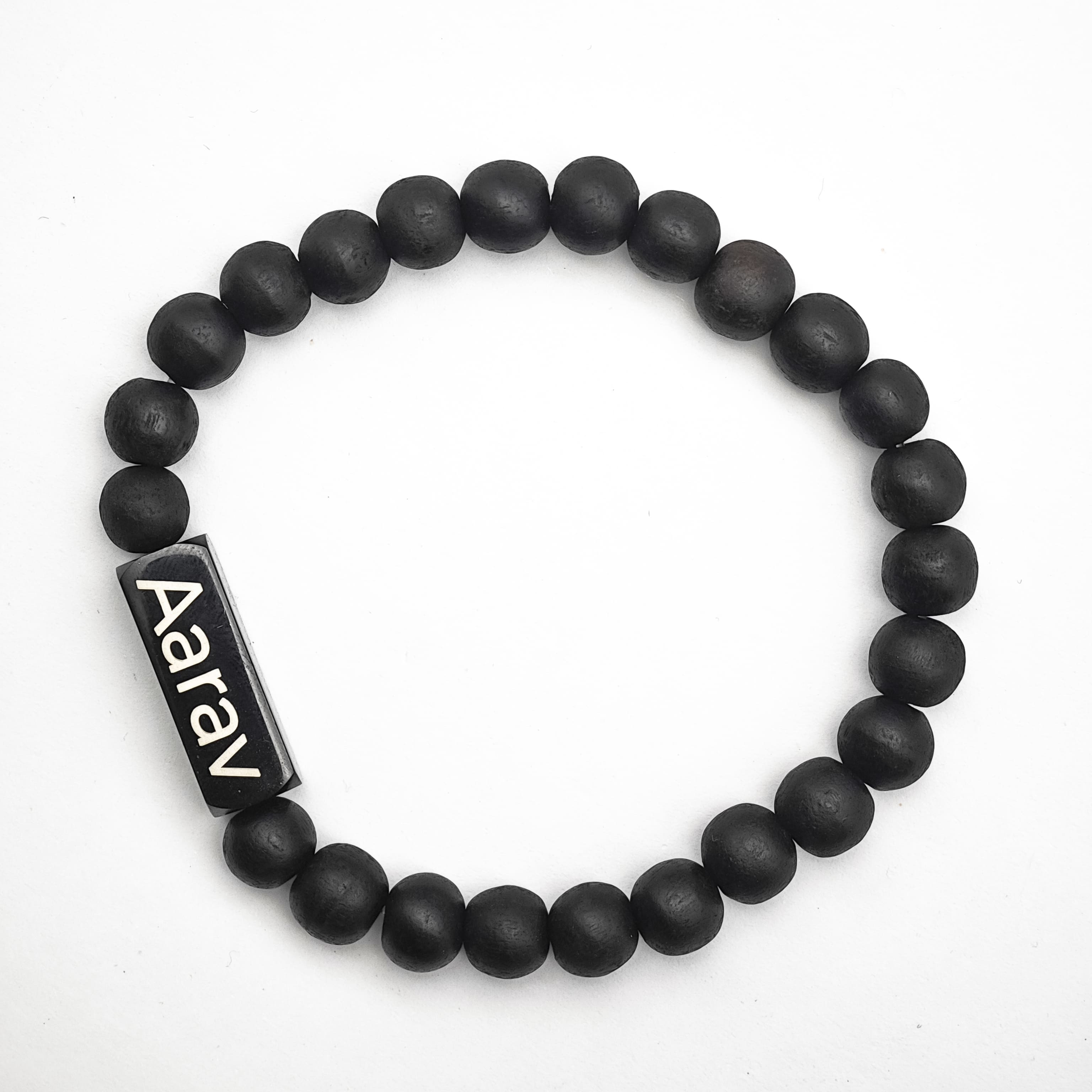 Sacred Lock Natural Karungali Bracelet for Unisex | With Lab Tested Certificate Card