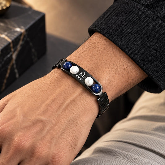 Personalized Libra Zodiac Stone Bracelet | Lab Tested & Certified Stones