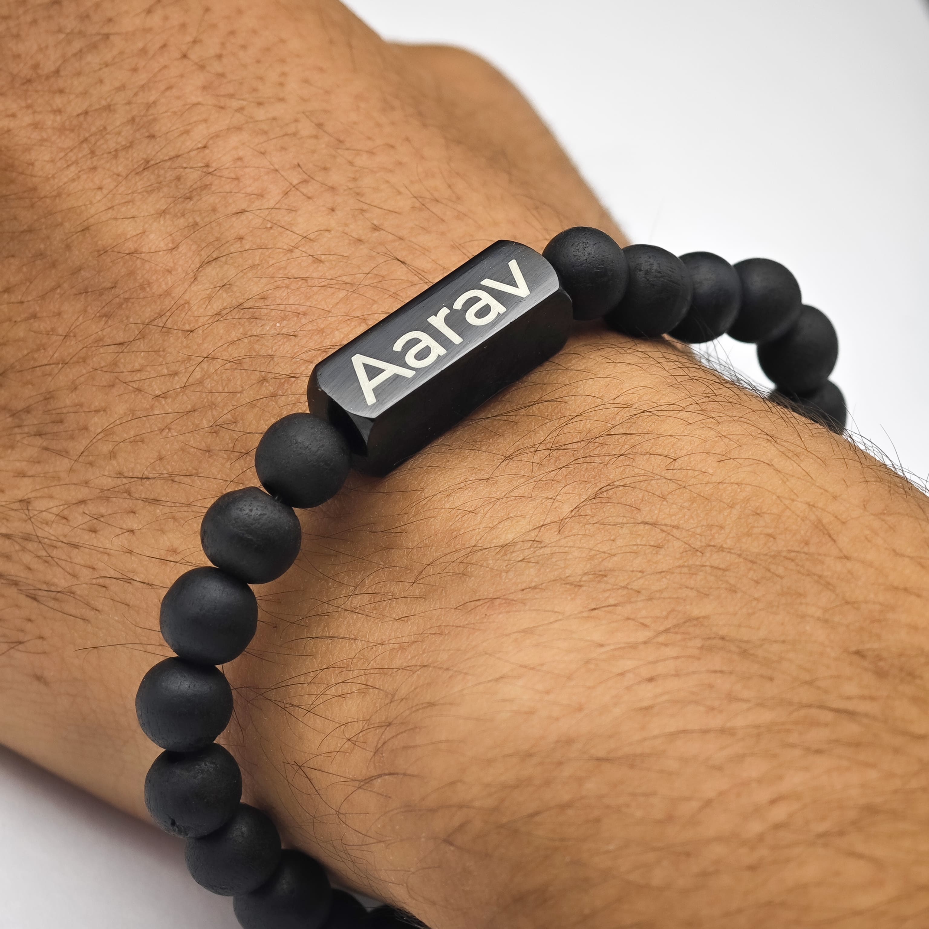 Sacred Lock Natural Karungali Bracelet for Unisex | With Lab Tested Certificate Card