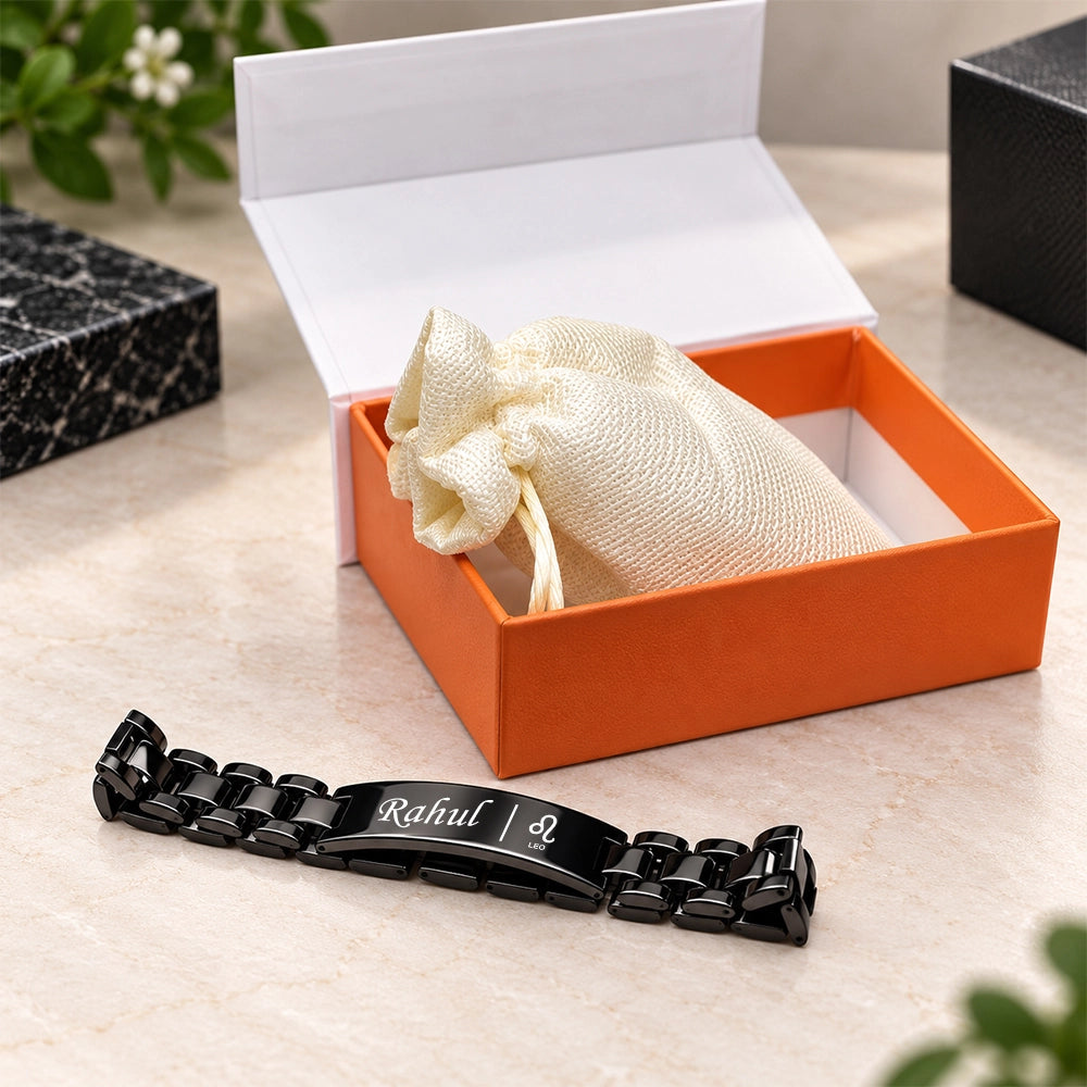 Personalized Zodiac Name Bracelet | 1 Year Colour Warranty