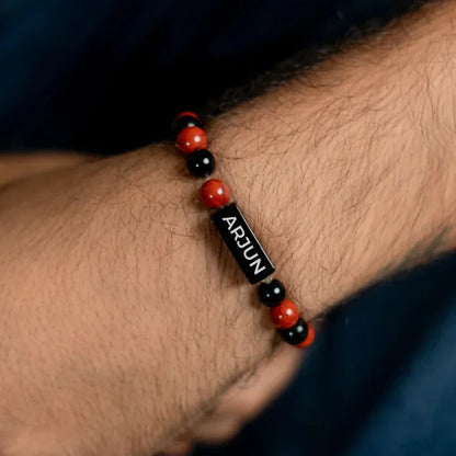 Personalized Jasper Onyx Bracelet | Lab Certified & Certified | Unisex