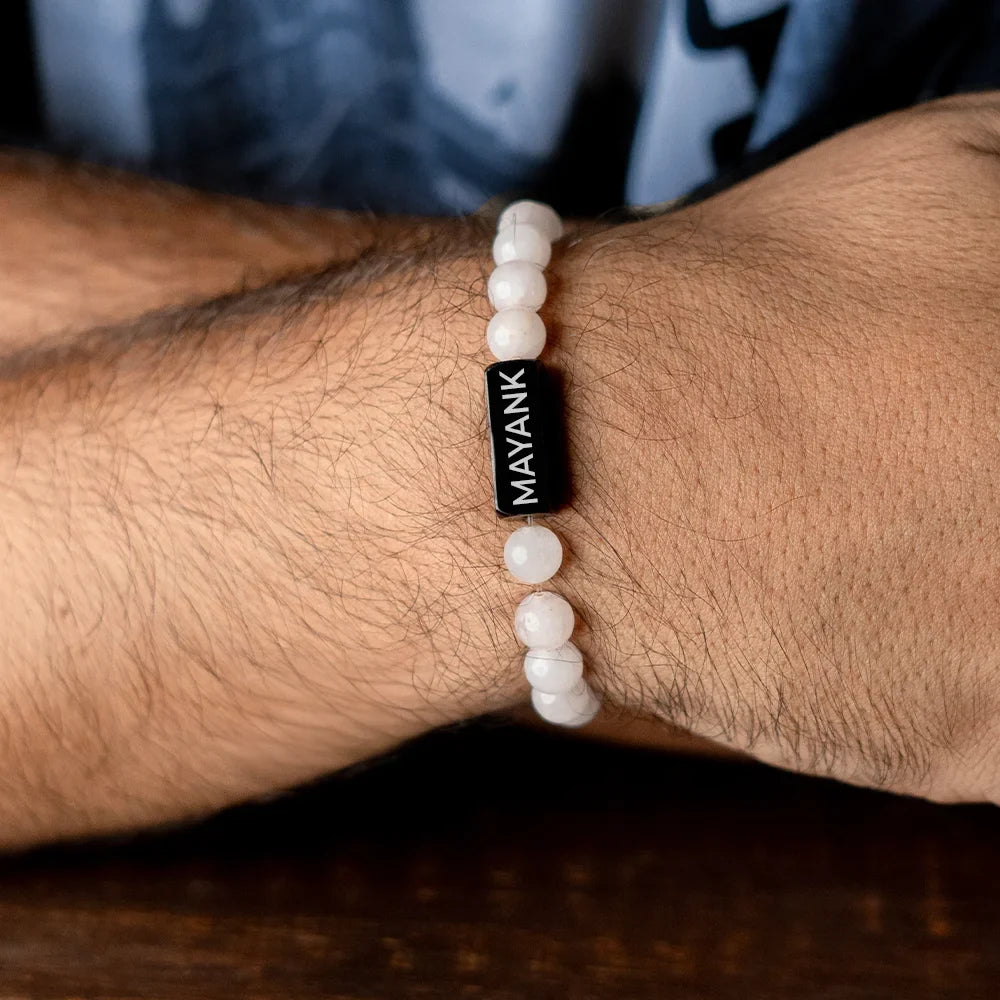 Personalized Rose Quartz Healing Bracelet | Lab Tested & Certified | Unisex