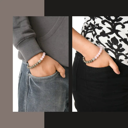 Natural RosePyrite Bracelet | Unisex |  Lab Tested & Certified