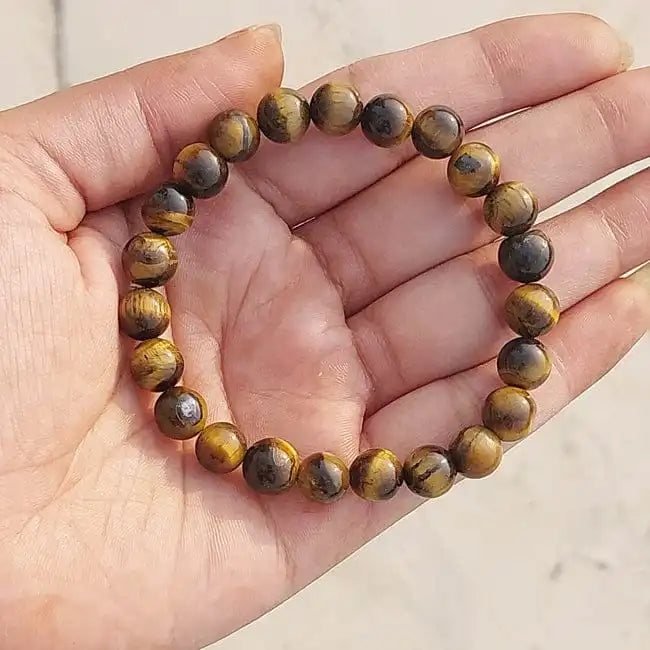 Sacred Lock Golden Gaze Tiger Eye Bracelet