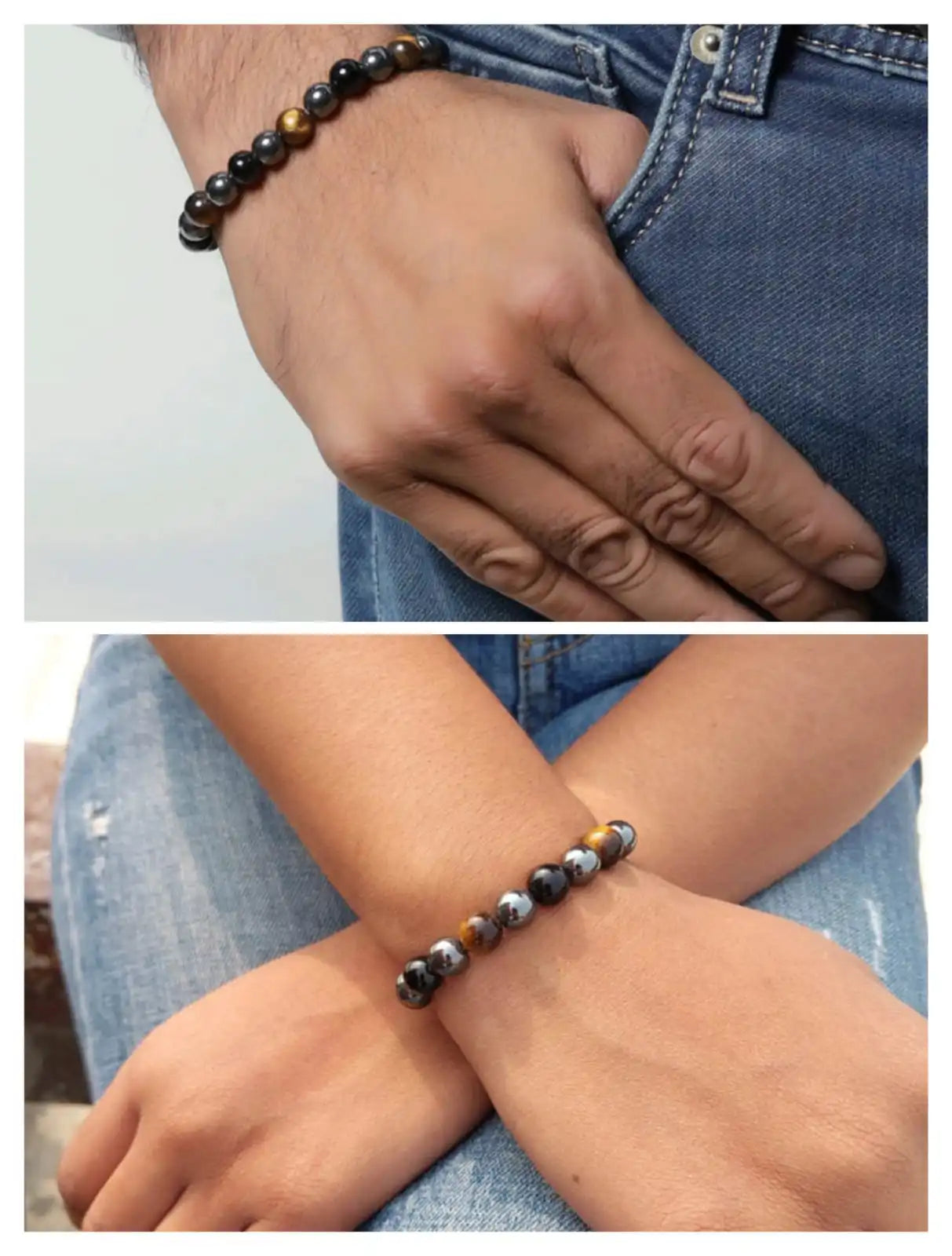 Natural Triple Protection Bracelet | Unisex  | Lab Tested & Certified