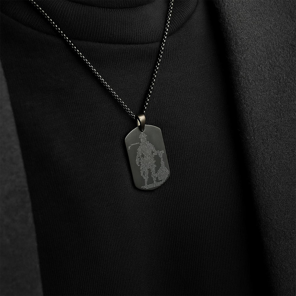 Personalized Hanuman Chalisa MicroCarved Locket