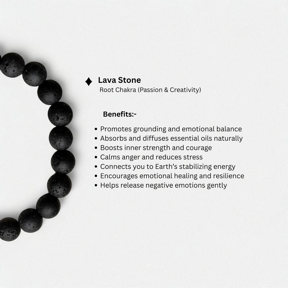 Personalized Lava Name Bracelet | Lab Certified & Certified | Unisex