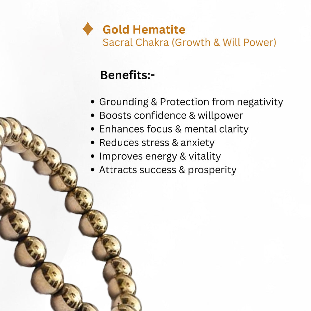 Aureus Goldstone Bracelet | Unisex  | Lab Tested & Certified