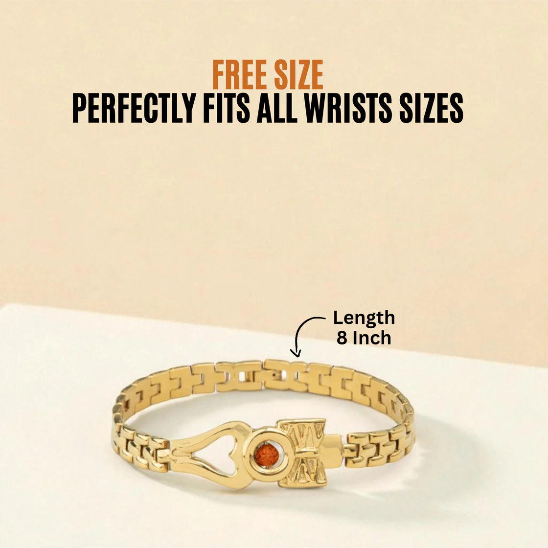 Sacred Lock Shiva Rudraksha Bracelet For Unisex