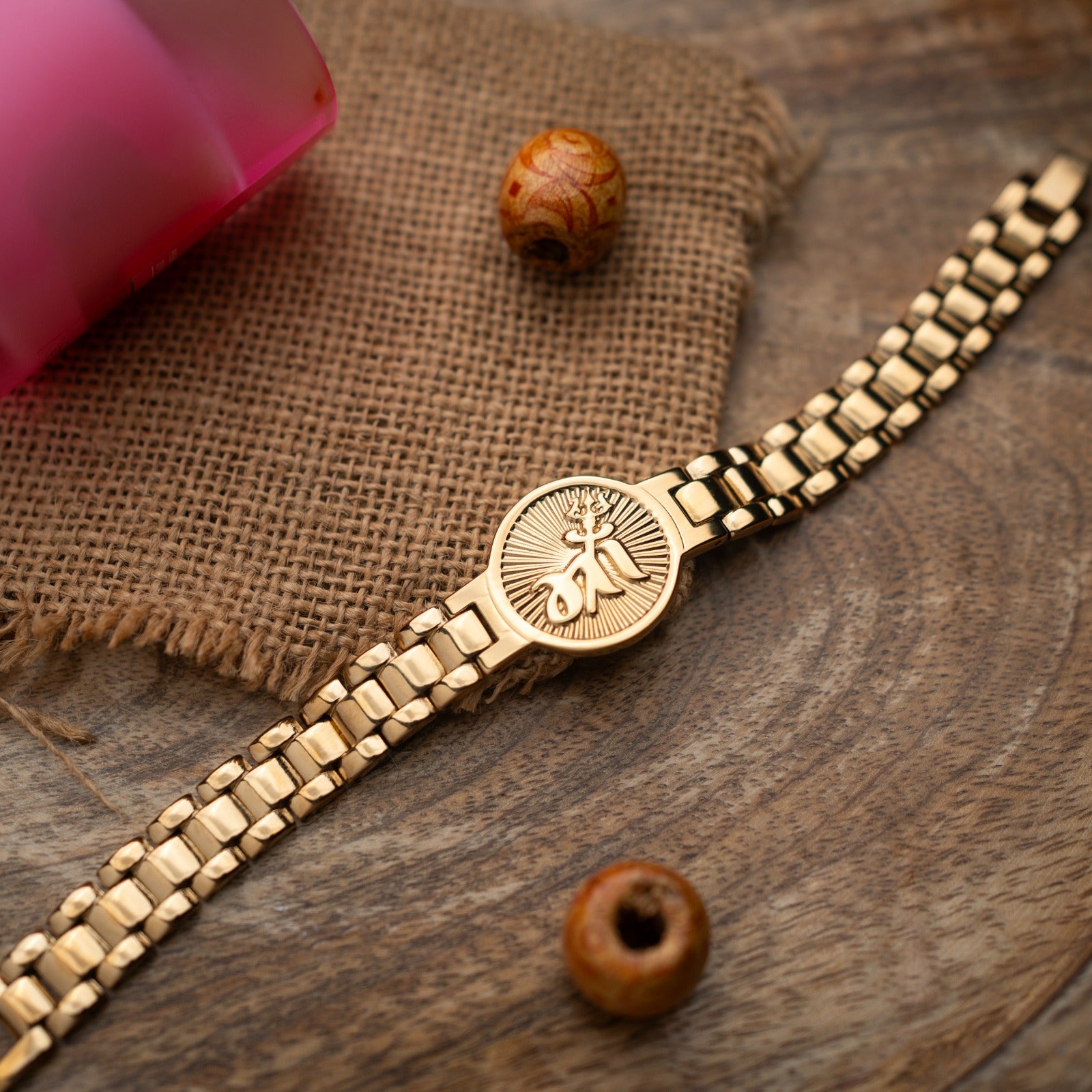 Sacred Lock Maa Shakti Bracelet For Mens