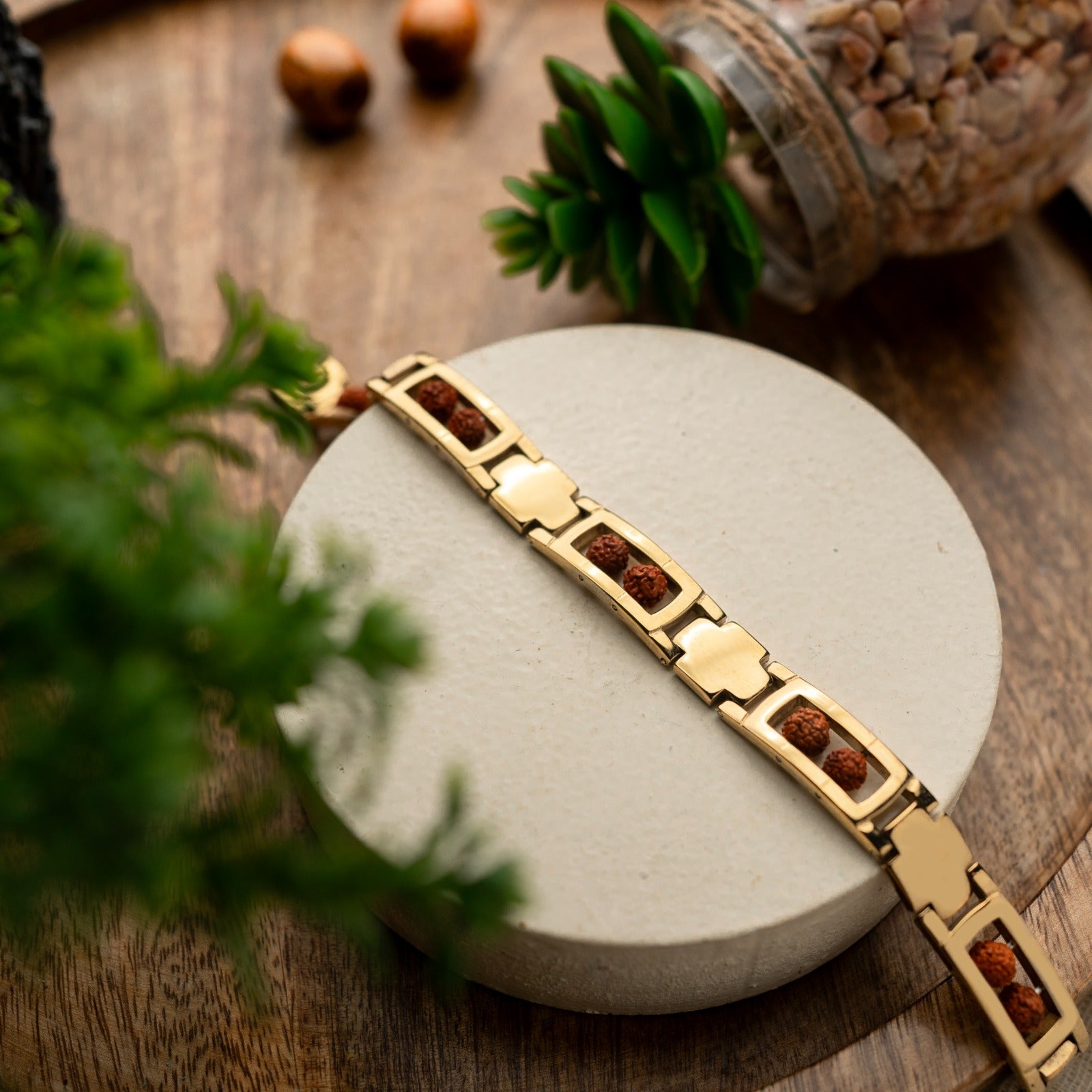 Sacred Lock Sacred Radiance Rudraksha Bracelet