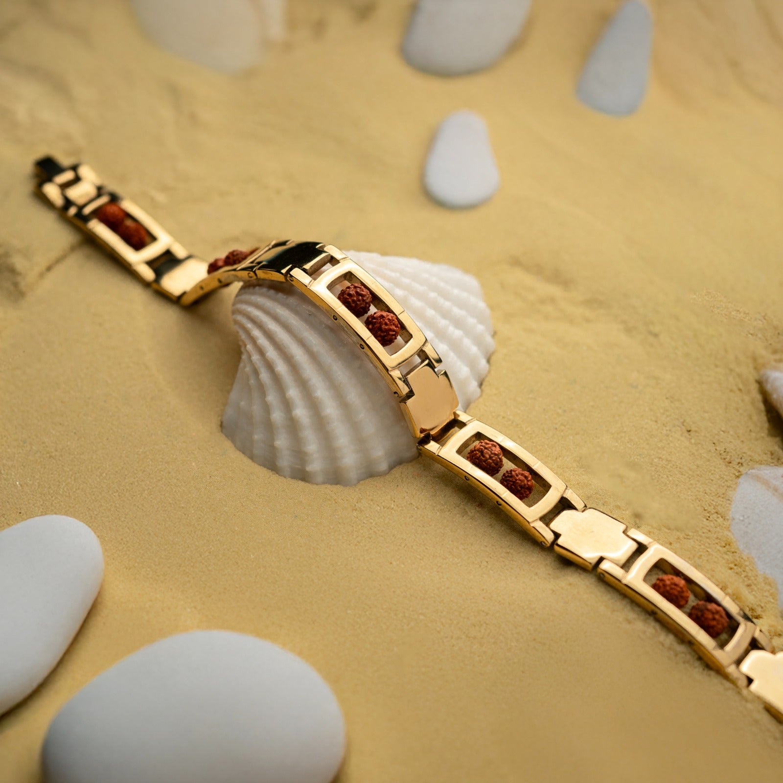 Sacred Lock Sacred Radiance Rudraksha Bracelet