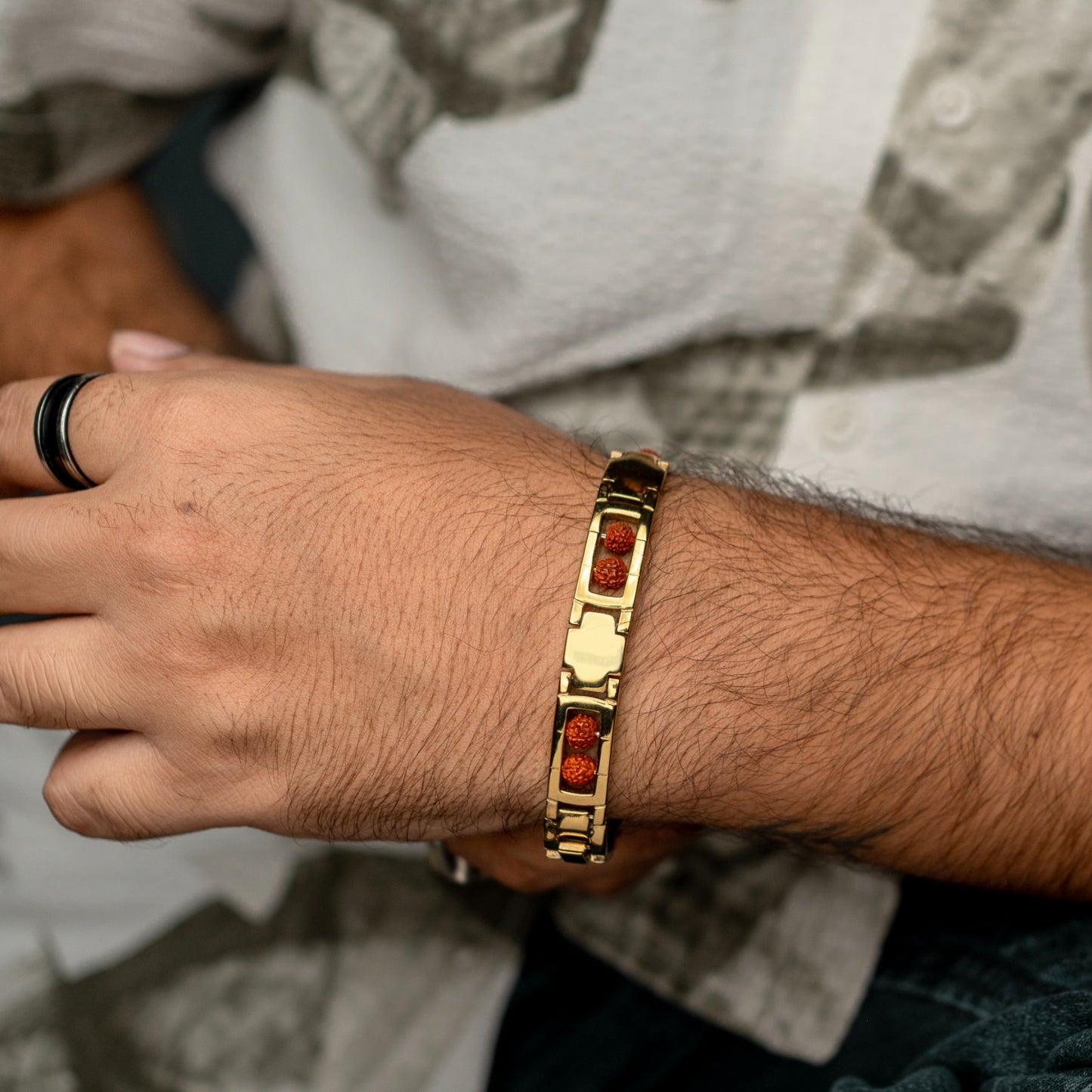 Sacred Lock Sacred Radiance Rudraksha Bracelet