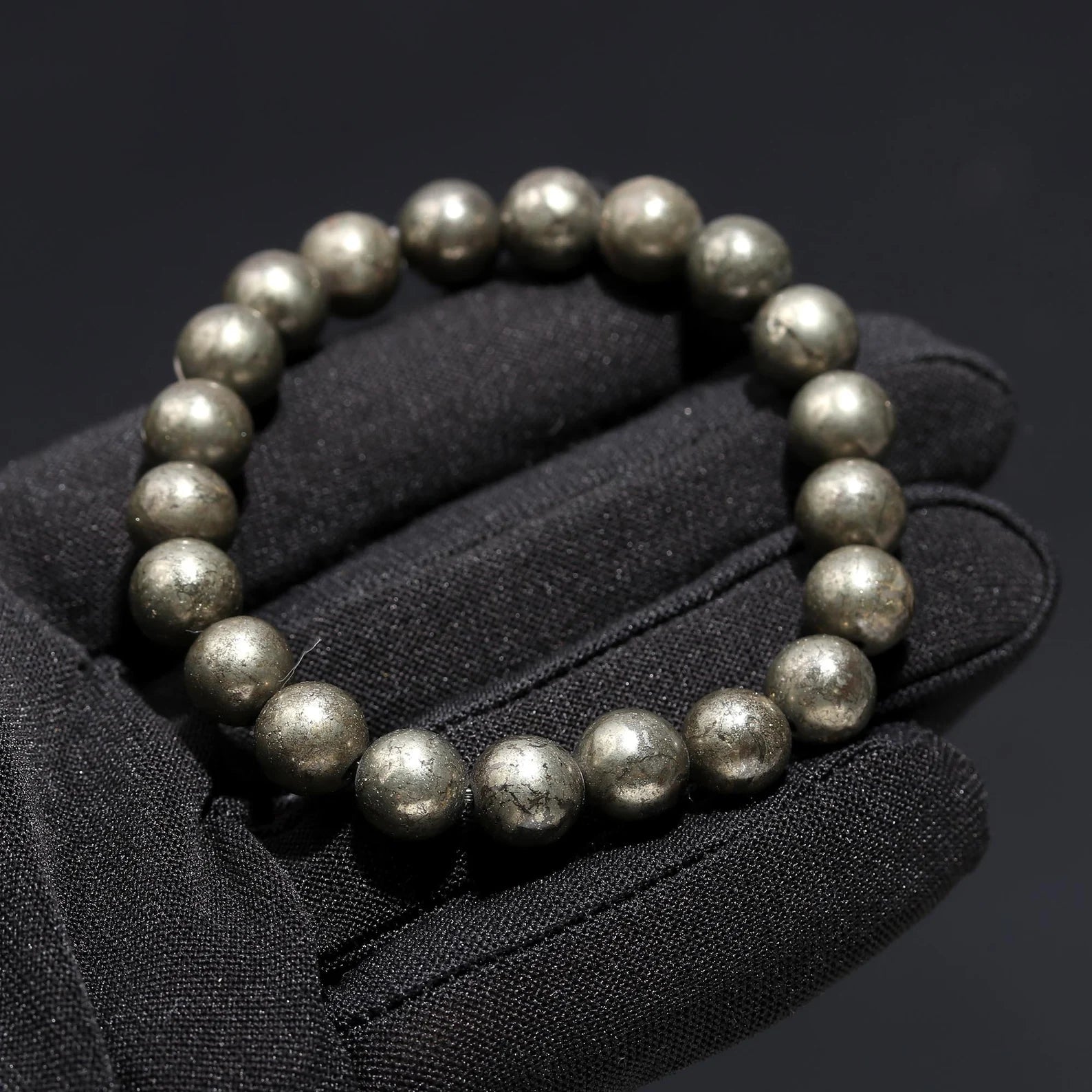 Sacred Lock Raw Pyrite Bracelet